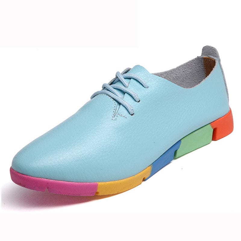 Chaussures en cuir respirant