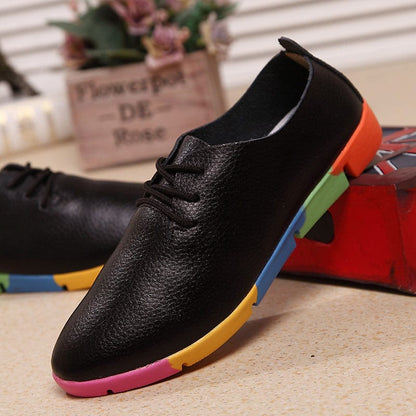 Chaussures en cuir respirant