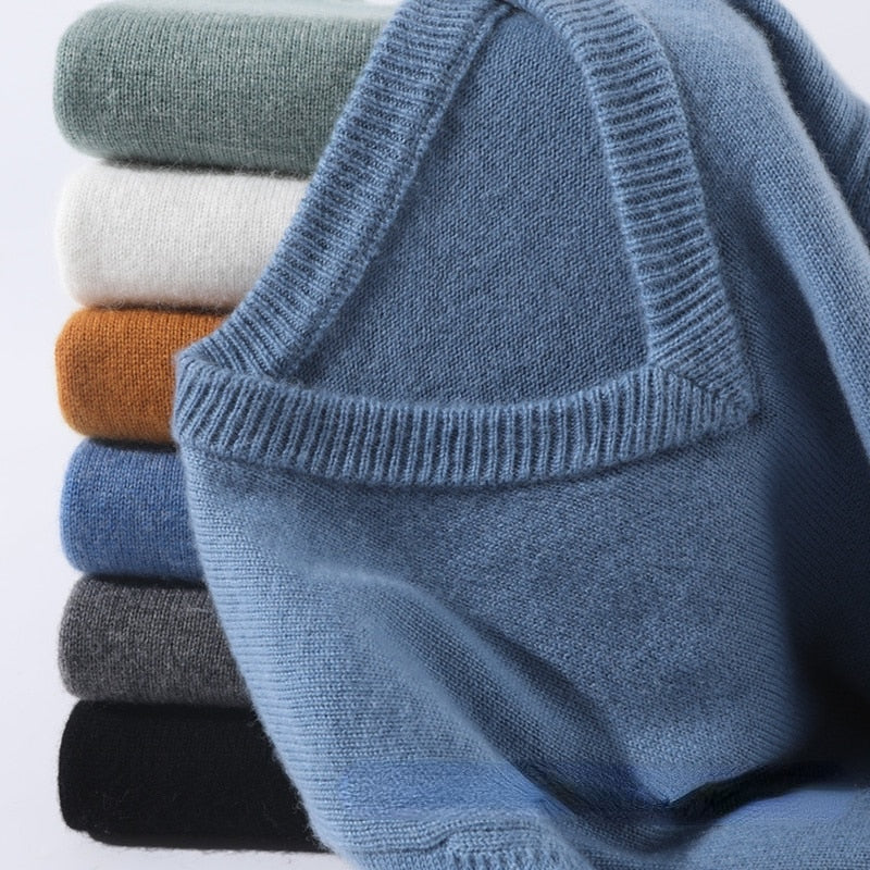 Pull en Cachemire de Luxe pour Homme : Qualité et Élégance pour l’Homme Moderne