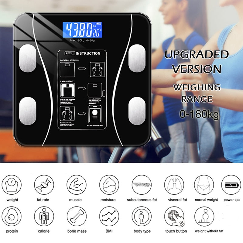 Fitscale | Analyse Corporelle Précise & Balance Connectée Multifonction
