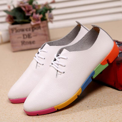 Chaussures en cuir respirant