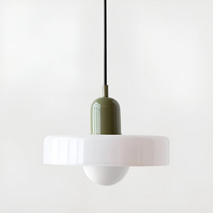 GlampGlow - Suspension luminaire en Verre Ajustable et Colorée, Applique Moderne