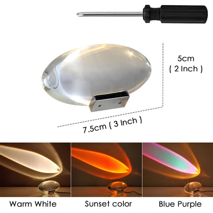 Lampe Cristalline Étoilée - Plongez dans la Magie du Ciel Nocturne