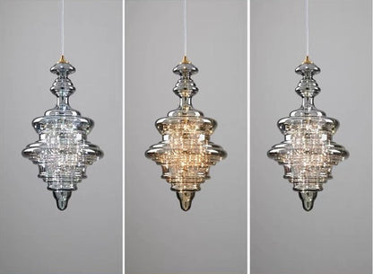 Suspension Moderne en Verre et Laiton – Éclairage Élégant pour Salon et Cuisine