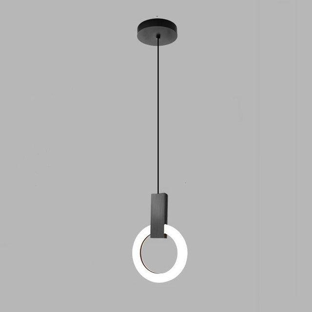 Suspension LED Nordic Ring - Lampe Moderne en Acrylique pour Salle à Manger et Salon