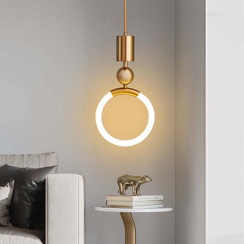 Suspension LED Nordic Simple - Lampe Minimaliste en Métal pour Cuisine, Salle à Manger et Bureau