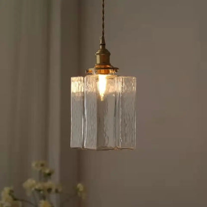Suspension Vintage en Verre – Éclairage Rustique et Élégant pour Salon, Salle à Manger et Chambre