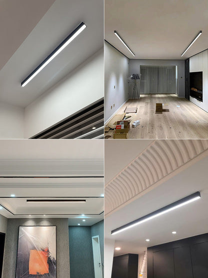 Plafonnier LED Scandinave – Éclairage Moderne en Aluminium et Acrylique pour Salon et Bureau