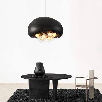 Suspension Khmara Bubbles – Lampe Moderne en Verre et Métal, Design Original