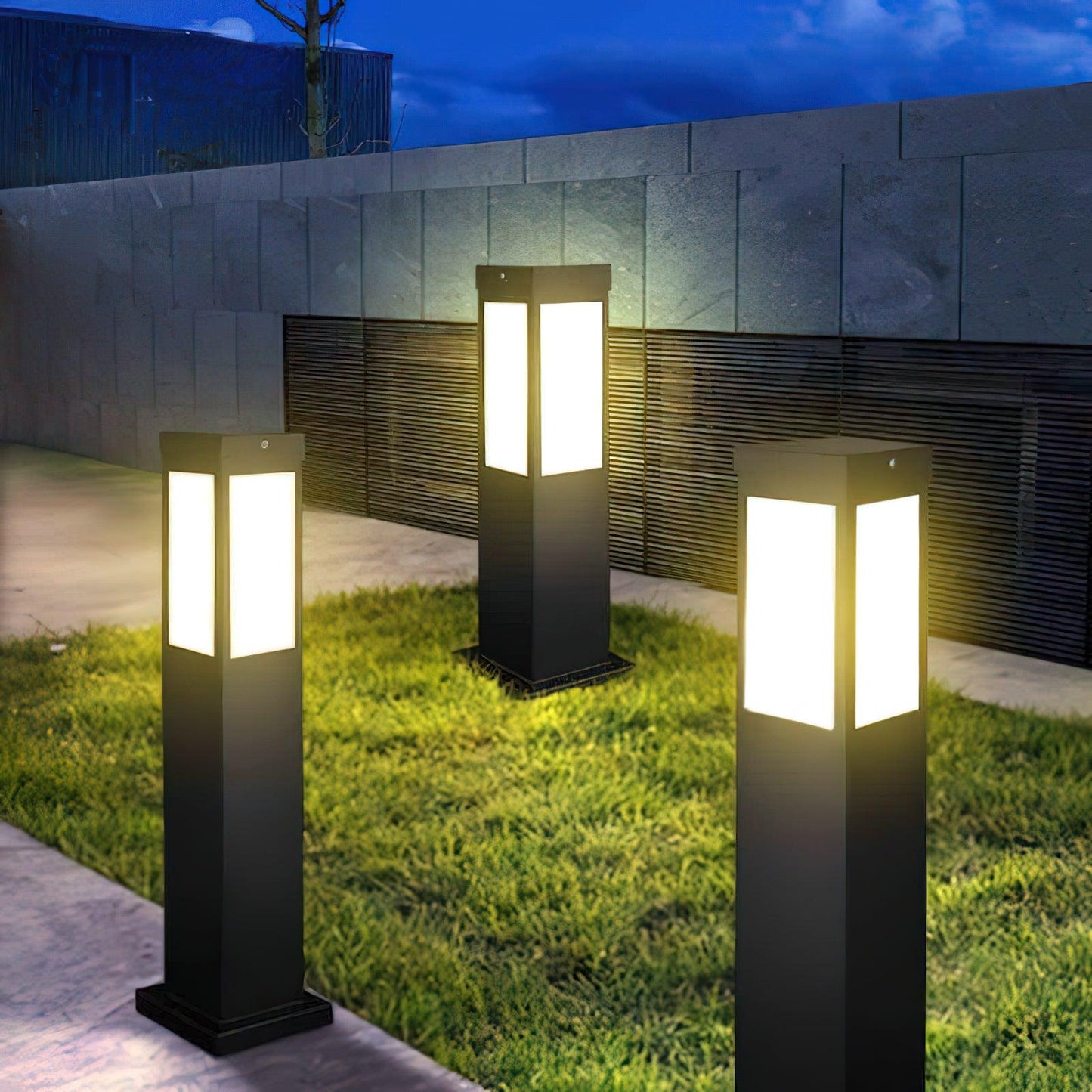 Lampe Extérieure Kuzco Poller – Éclairage Moderne en Aluminium avec LED Intégrée