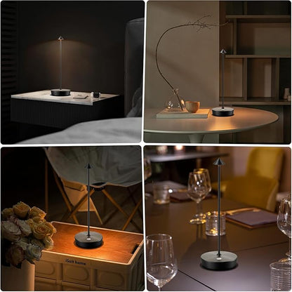 Lampe de Table LED Sans Fil - Design Minimaliste et Dimmable