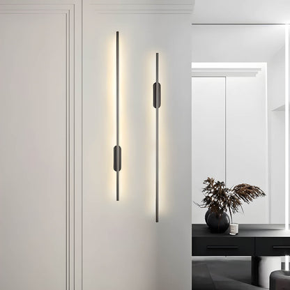 Applique Murale Moderne Lance – Éclairage LED Élégant en Aluminium et Silicone
