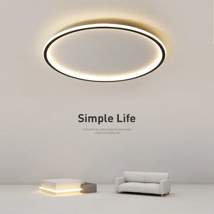 AuroraGlobe Lampe de Plafond LED Scandinave - Design Rond, Éclairage Moderne et Fonctionnel