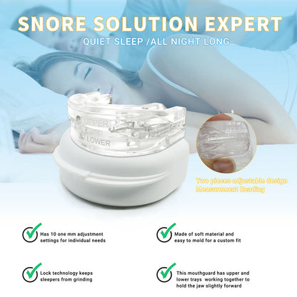 Dispositif Anti-Ronflement SilentForm – Réglable, Confort Optimisé, Solution Efficace pour le Sommeil