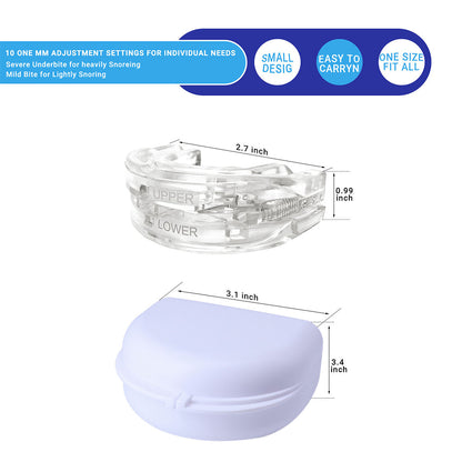 Dispositif Anti-Ronflement SilentForm – Réglable, Confort Optimisé, Solution Efficace pour le Sommeil