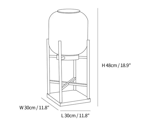 Lampe Solarium Extérieure en Acier Inoxydable et Verre – Éclairage LED Automatique IP65