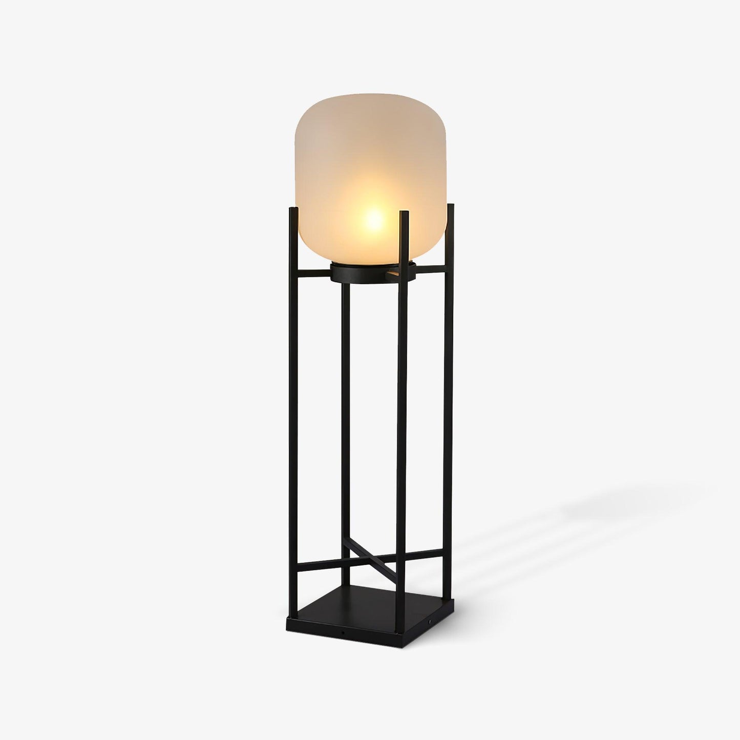 Lampe Solarium Extérieure en Acier Inoxydable et Verre – Éclairage LED Automatique IP65