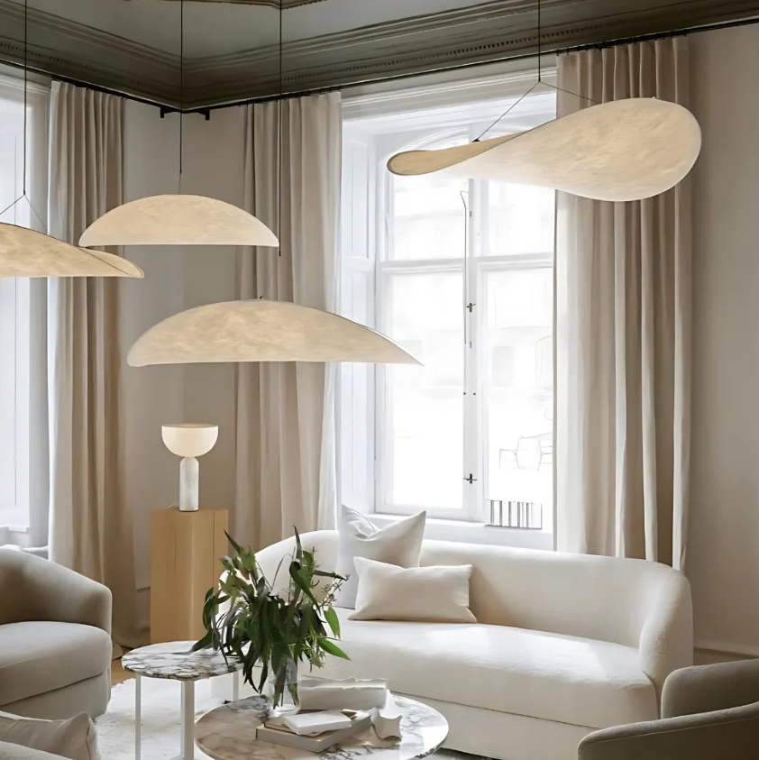 Le Lustre Japandi – Éclairage Suspendu au Style Japonais-Scandinave | Ambiance Zen et Élégante