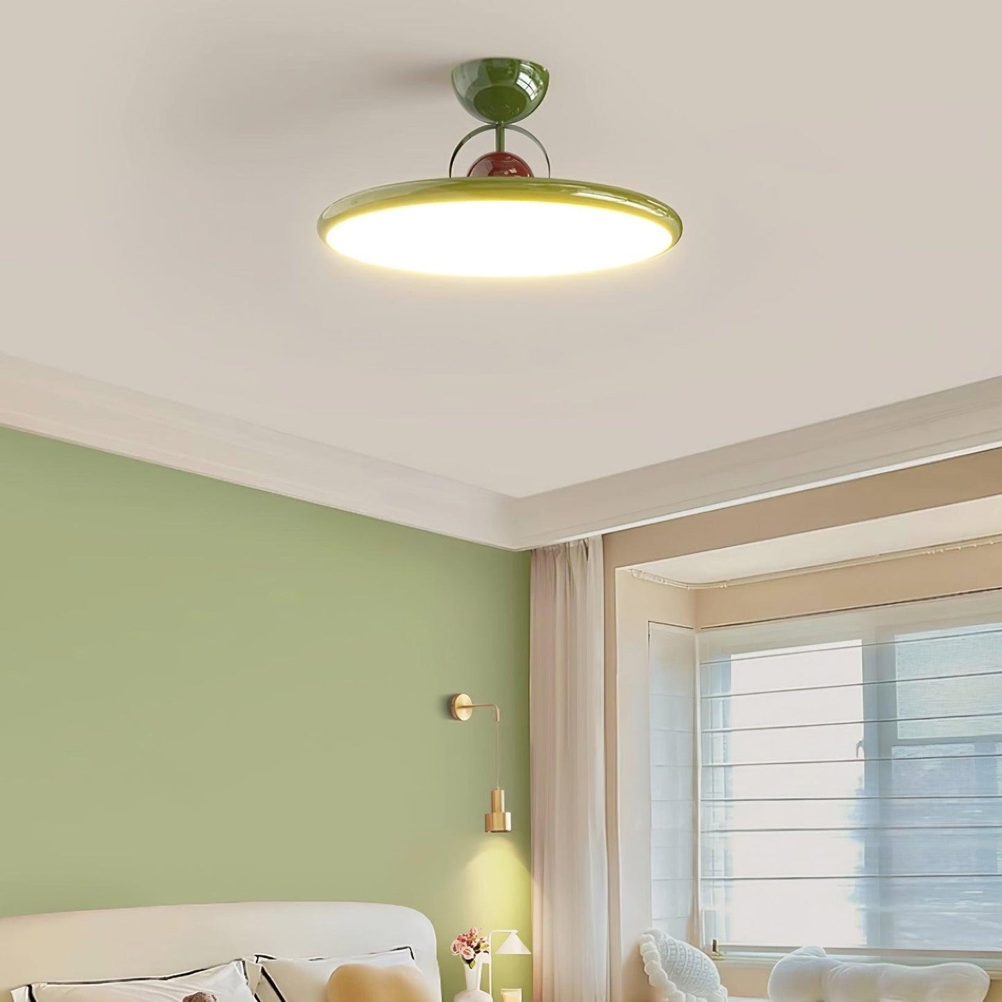 Plafonnier LED Moderne Letizia – Design Élégant en Acrylique et Métal, Éclairage Doux et Économe en Énergie