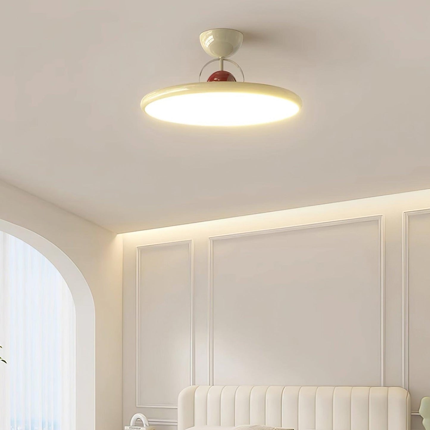 Plafonnier LED Moderne Letizia – Design Élégant en Acrylique et Métal, Éclairage Doux et Économe en Énergie
