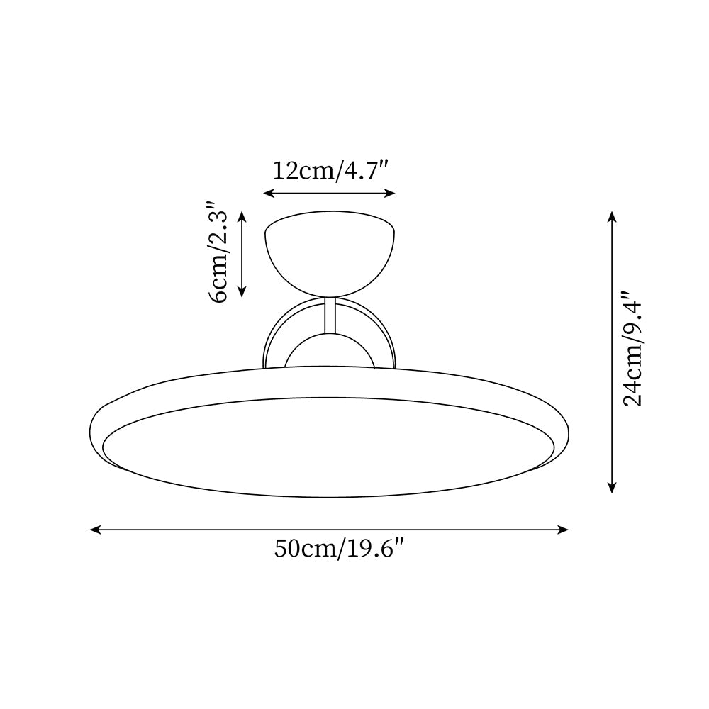 Plafonnier LED Moderne Letizia – Design Élégant en Acrylique et Métal, Éclairage Doux et Économe en Énergie