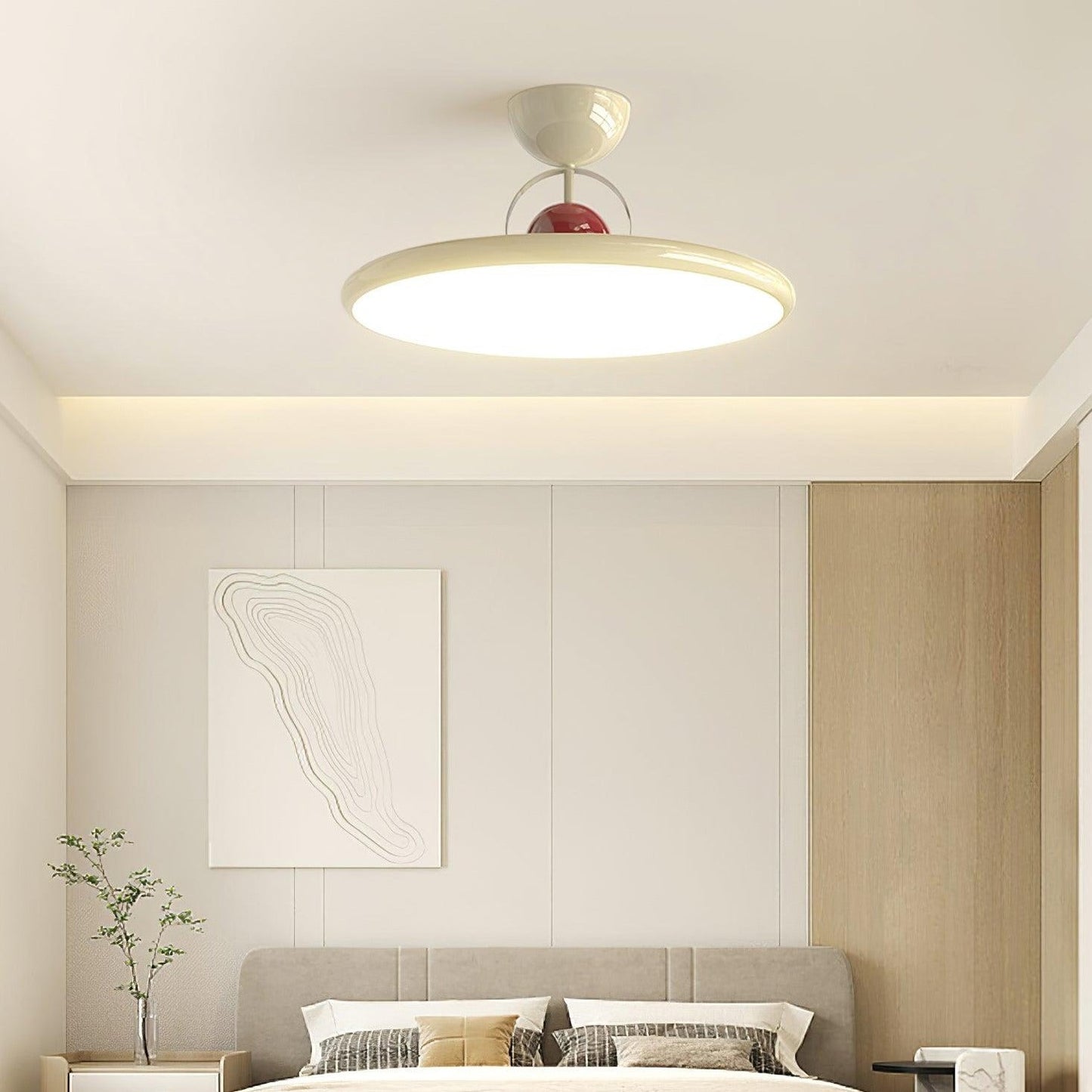 Plafonnier LED Moderne Letizia – Design Élégant en Acrylique et Métal, Éclairage Doux et Économe en Énergie