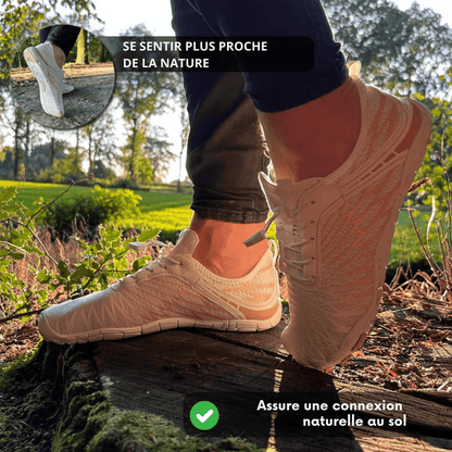 Chaussures Pieds Nus NaturaStep – Semelle Fine 4 mm, Confort Naturel, Légèreté et Alignement Postural