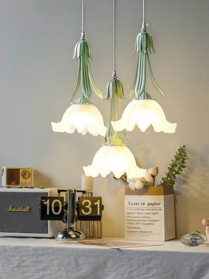 Suspension Maiglöckchen - Design Floral Élégant, Lueur Douce, LED, E27