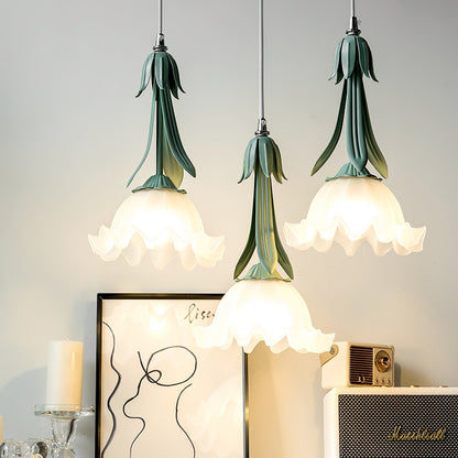 Suspension Maiglöckchen - Design Floral Élégant, Lueur Douce, LED, E27