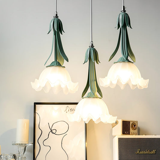 Suspension Maiglöckchen - Design Floral Élégant, Lueur Douce, LED, E27