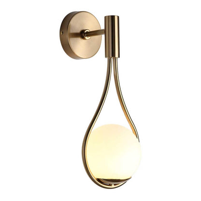 Applique Murale Nordique en Métal et Verre - Design Minimaliste pour Intérieur Élégant