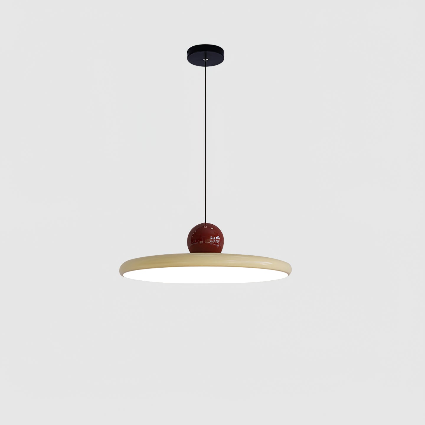 Lampe Suspendue Design Minimaliste - Hängelampe LED avec Ajustement de Hauteur et Éclairage Chaud, Neutre ou Froid