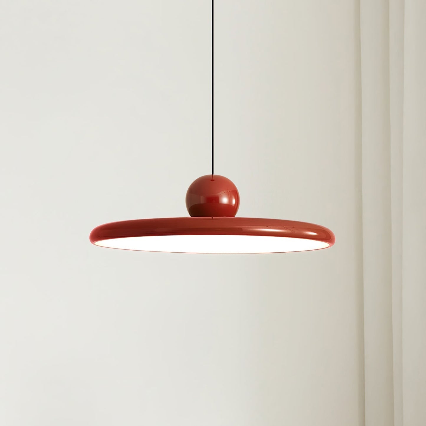 Lampe Suspendue Design Minimaliste - Hängelampe LED avec Ajustement de Hauteur et Éclairage Chaud, Neutre ou Froid