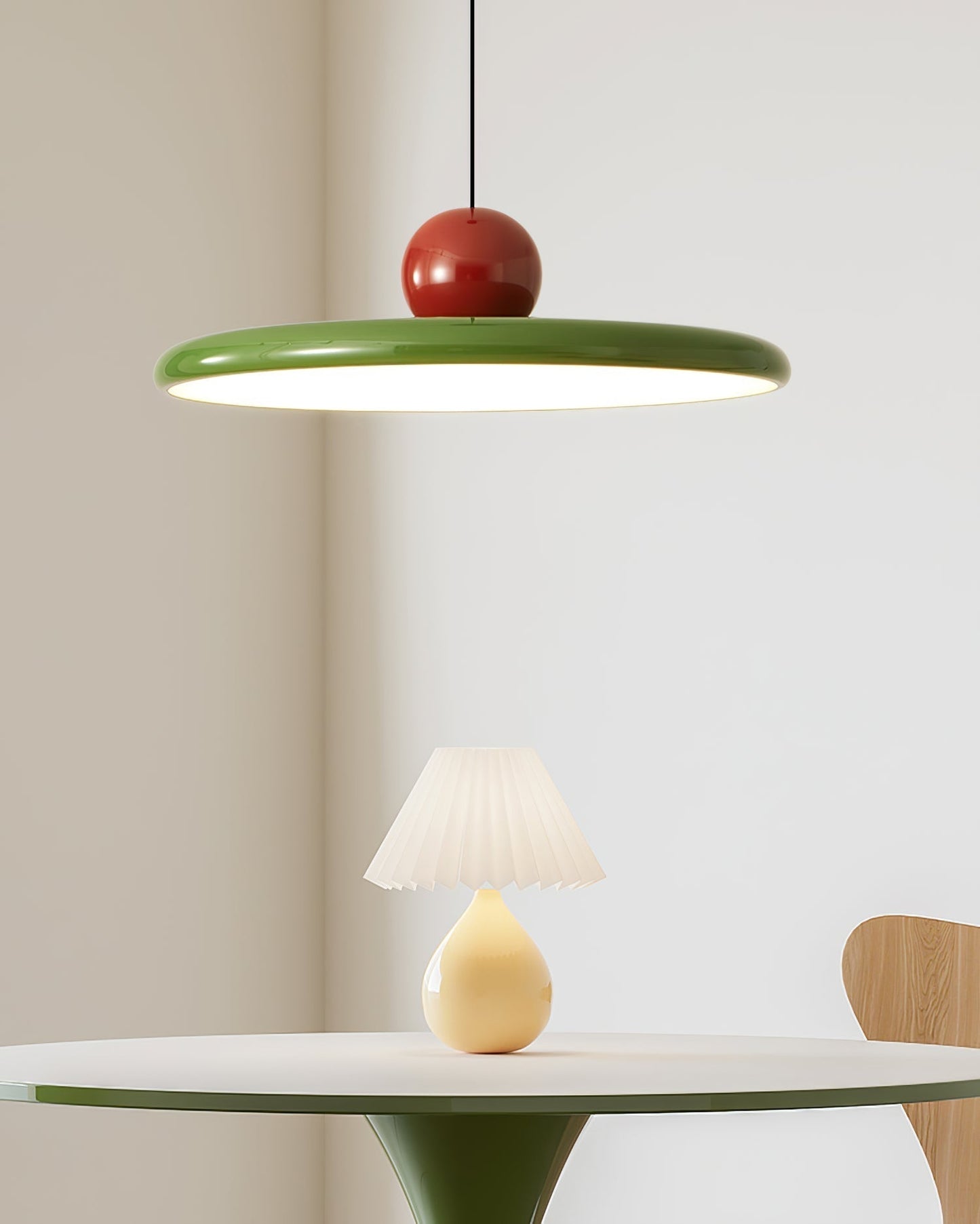 Lampe Suspendue Design Minimaliste - Hängelampe LED avec Ajustement de Hauteur et Éclairage Chaud, Neutre ou Froid