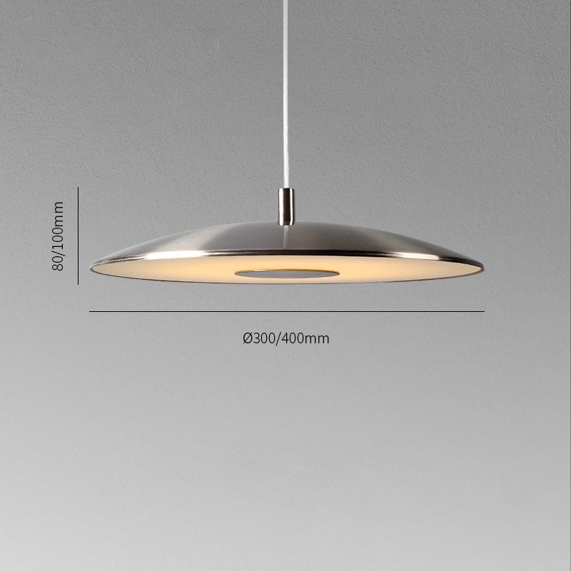 Lampe Suspended LED Design Nordic Moderne – Éclairage Élégant en Fer et Nickel