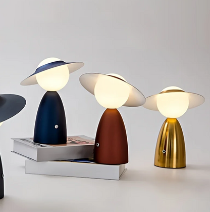 Lueur Tactile – Lampe de Table LED Sans Fil avec Fonction Rechargeable