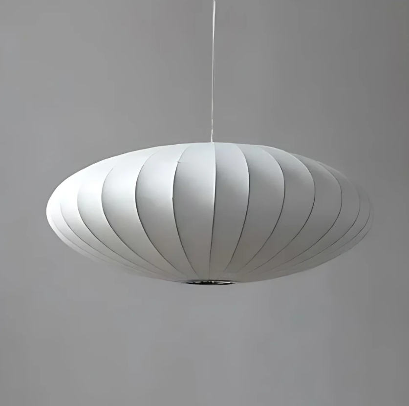 Lustre en Soie Élégant – Éclairage Suspendu Raffiné pour Intérieur