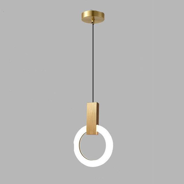 Suspension LED Nordic Ring - Lampe Moderne en Acrylique pour Salle à Manger et Salon