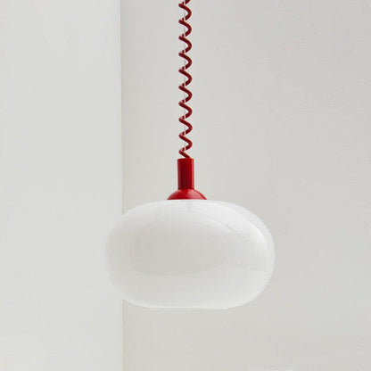 Suspension Macaron Spring - Design Coloré et Élégant, LED ou Ampoule Edison, Idéale pour Cuisine et Salon