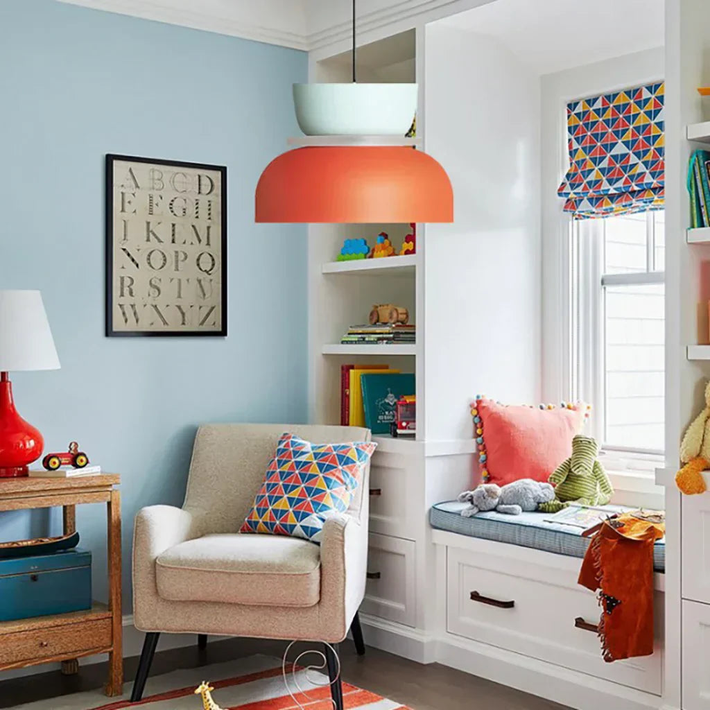 Suspension Moderne en Acrylique – Design Coloré avec Éclat Nordique