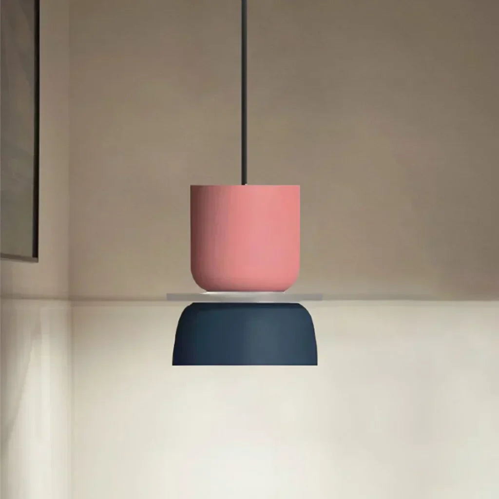 Suspension Moderne en Acrylique – Design Coloré avec Éclat Nordique