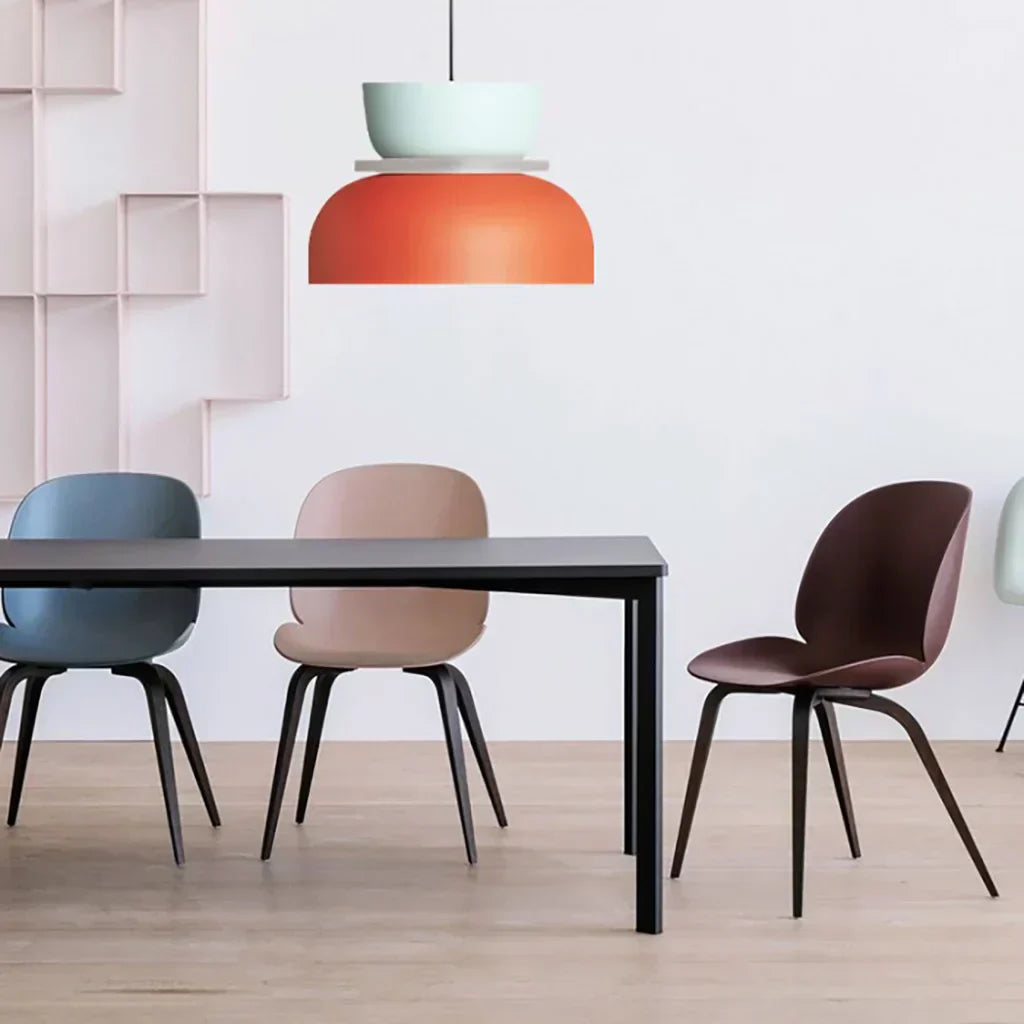 Suspension Moderne en Acrylique – Design Coloré avec Éclat Nordique