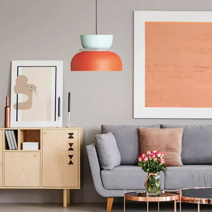 Suspension Moderne en Acrylique – Design Coloré avec Éclat Nordique