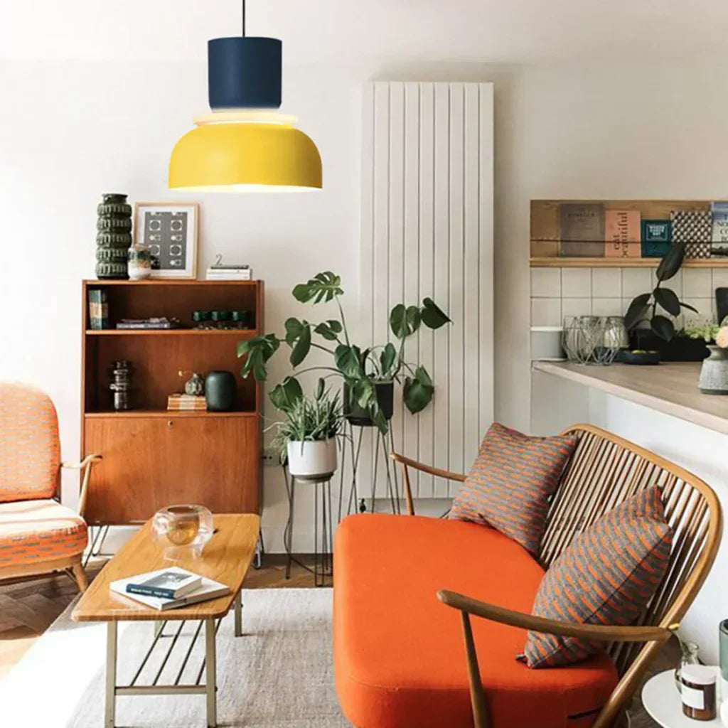 Suspension Moderne en Acrylique – Design Coloré avec Éclat Nordique