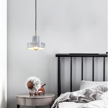 Suspension Marble Aura - Lampe Moderne en Marbre avec LED Intégrée