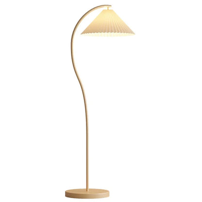 Lampadaire LED Moderne en Tissu – Éclairage Ajustable avec Design Pliant pour Salon et Bureau