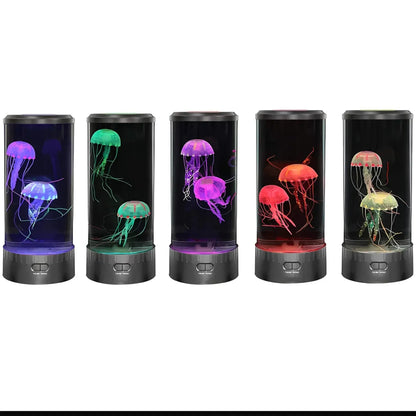 MedusaGlow - Lavalampe LED Décorative à Éclairage Multicolore