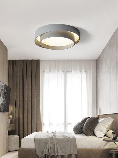 Plafonnier Moderne à LED - Design Cylindrique Élégant et Intégré