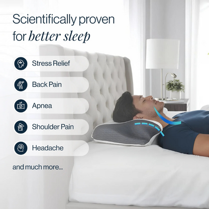 Oreiller Cervical à Mémoire de Forme – Un Sommeil Réparateur Sans Douleurs