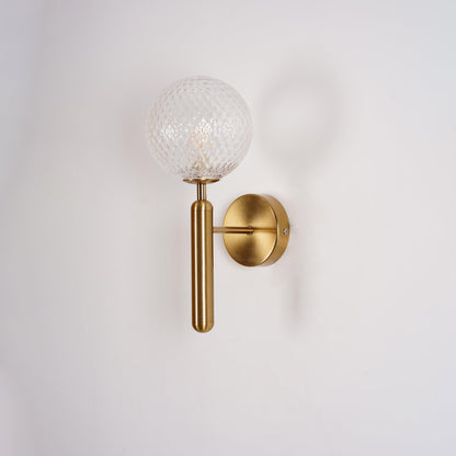 Lampe Scandiluxe LED – Design Minimaliste en Laiton et Verre pour Intérieur